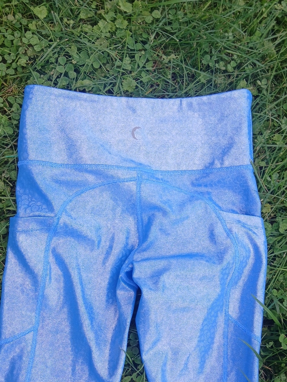 ZYIA Mermaid Light And Tight Leggings Iridesent Size 4 - Picture 5 of 5